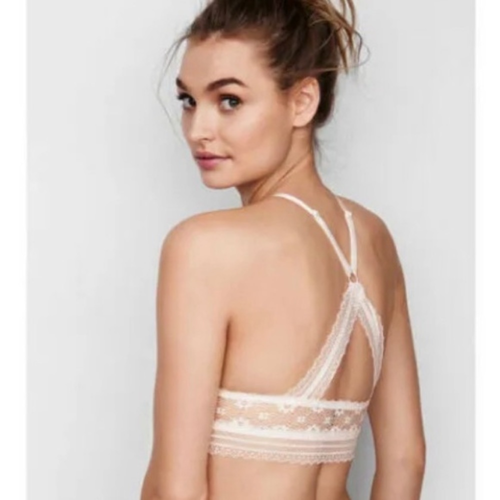 VICTORIA'S SECRET
High-Neck Crochet Lace Bralette - Picture 2 of 12